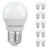 Voordeelpak 10x Noxion Lucent Classic LED E27 Kogel Filament Helder 4.5W 470lm - 827 Zeer Warm Wit | Vervangt 40W